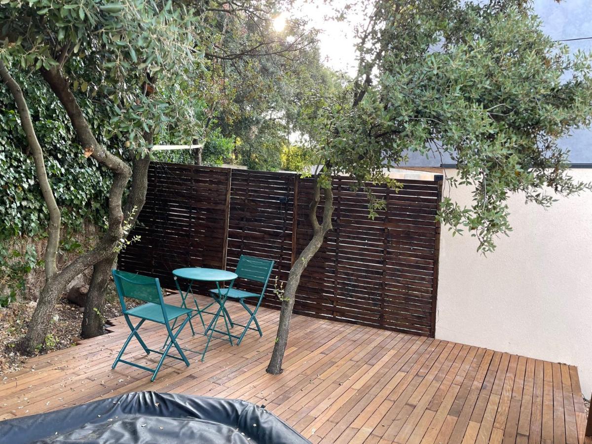 Studio Independant - Terrasse Et Piscine En Ete Restinclieres 外观 照片